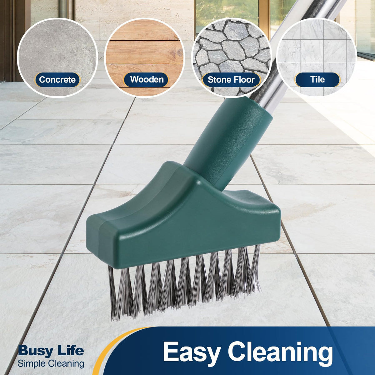 Yocada deck crack cleaning tool reaching narrow deck joints