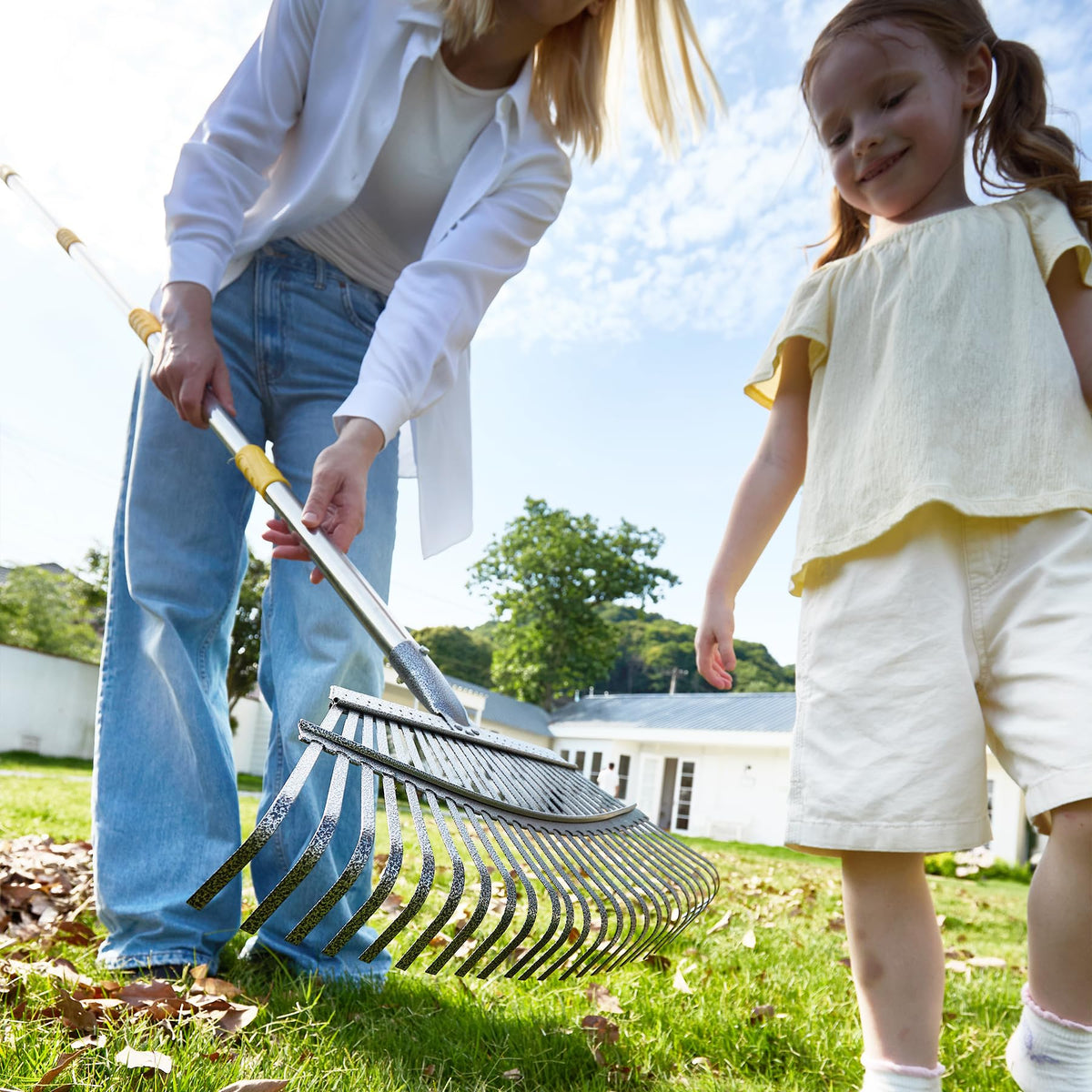 Yocada tool is not for cement or heavy debris, ideal for gardening tasks.