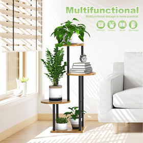 YOCOMEY assembled plant stand with pots ready for use