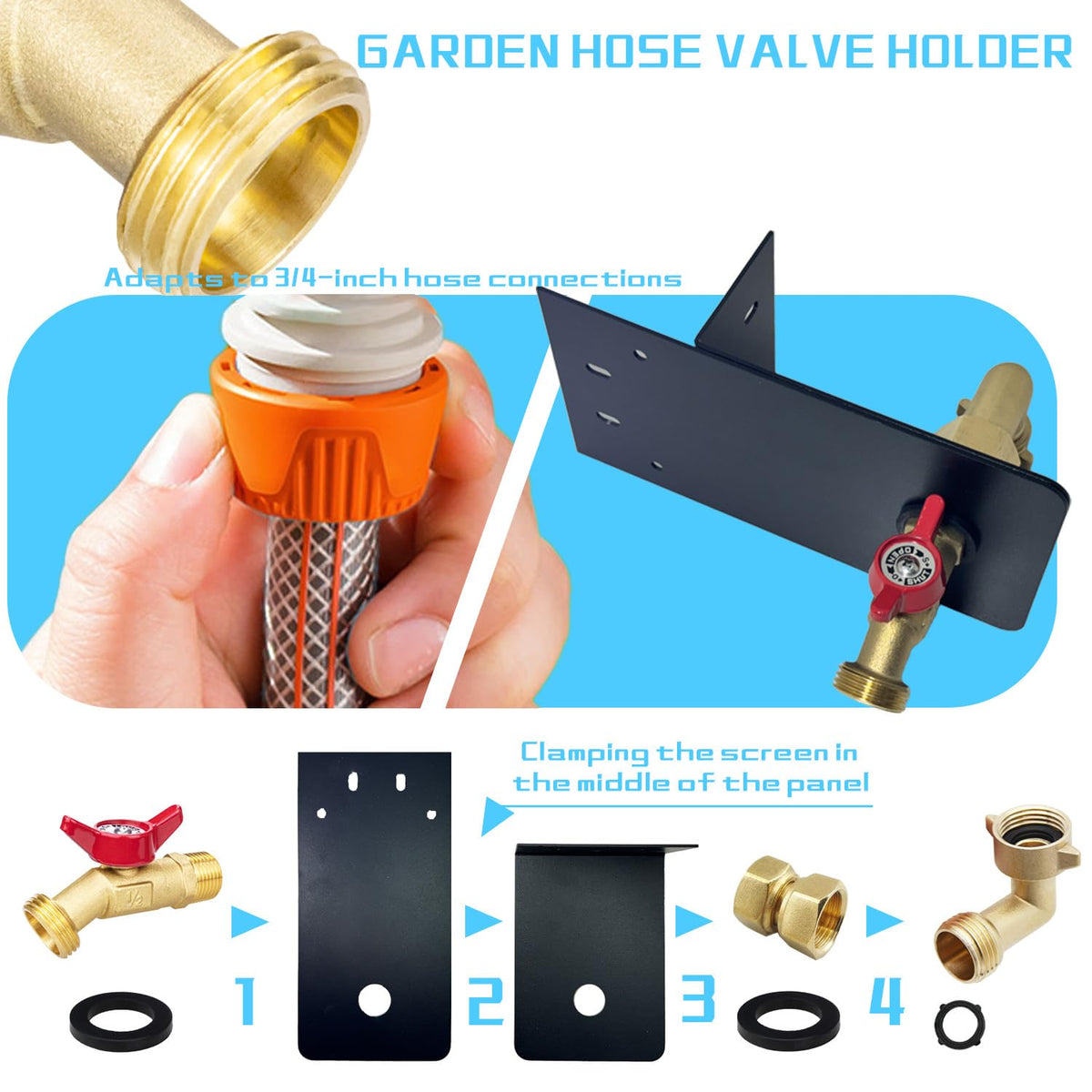 YOEXON brass faucet durability withstands outdoor conditions