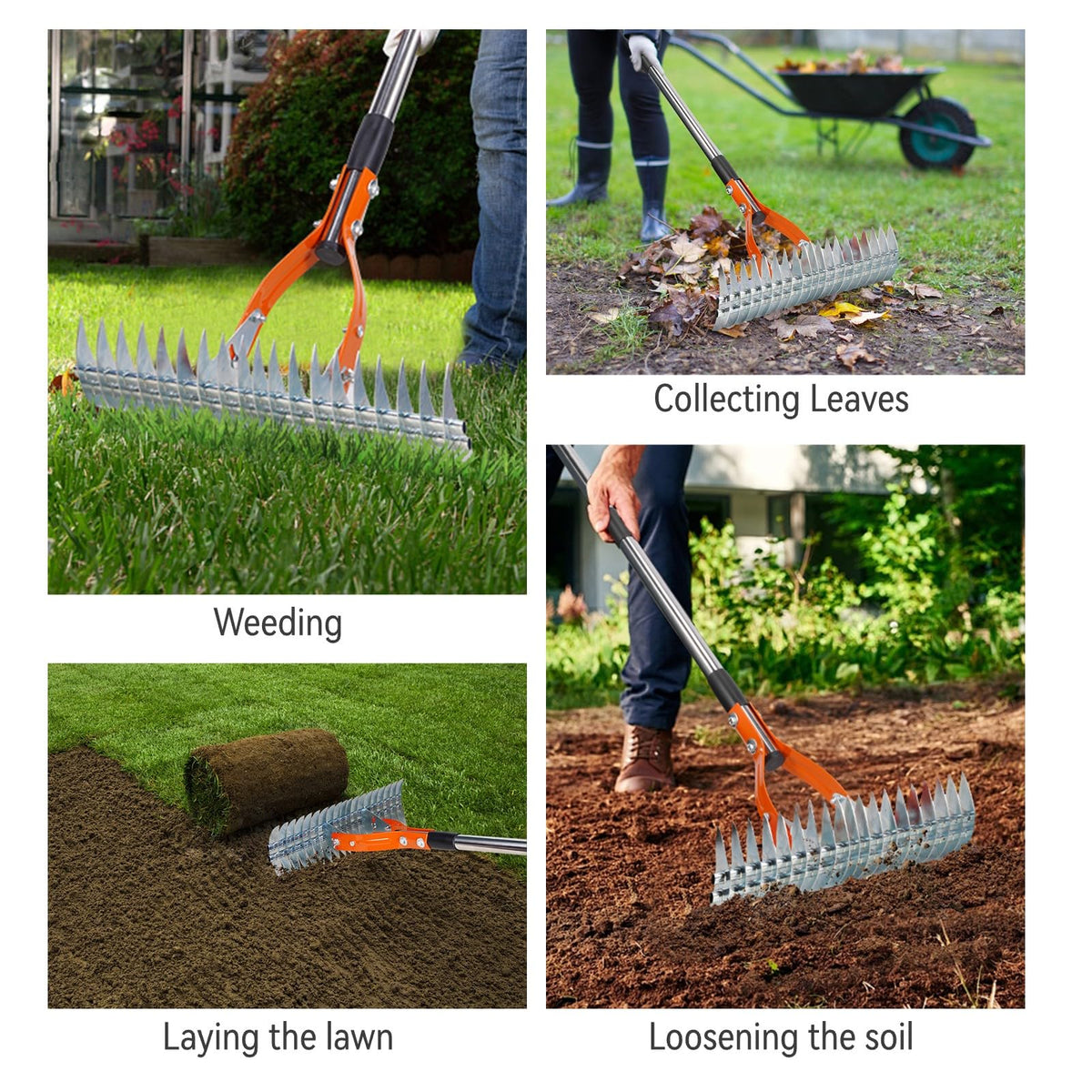 Yofidra heavy-duty lawn dethatching tool supports seasonal turf care.