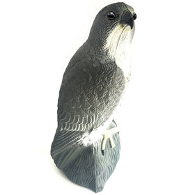 YOFIT bird deterrent hawk statue deters pigeons in lawns and patios.