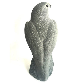 YOFIT hawk decoy on tree branches guards crops without harming wildlife.