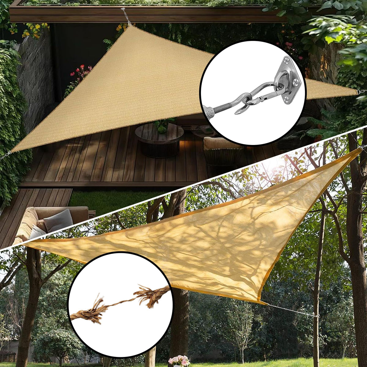 YOFIT complete hardware kit for DIY outdoor shade projects