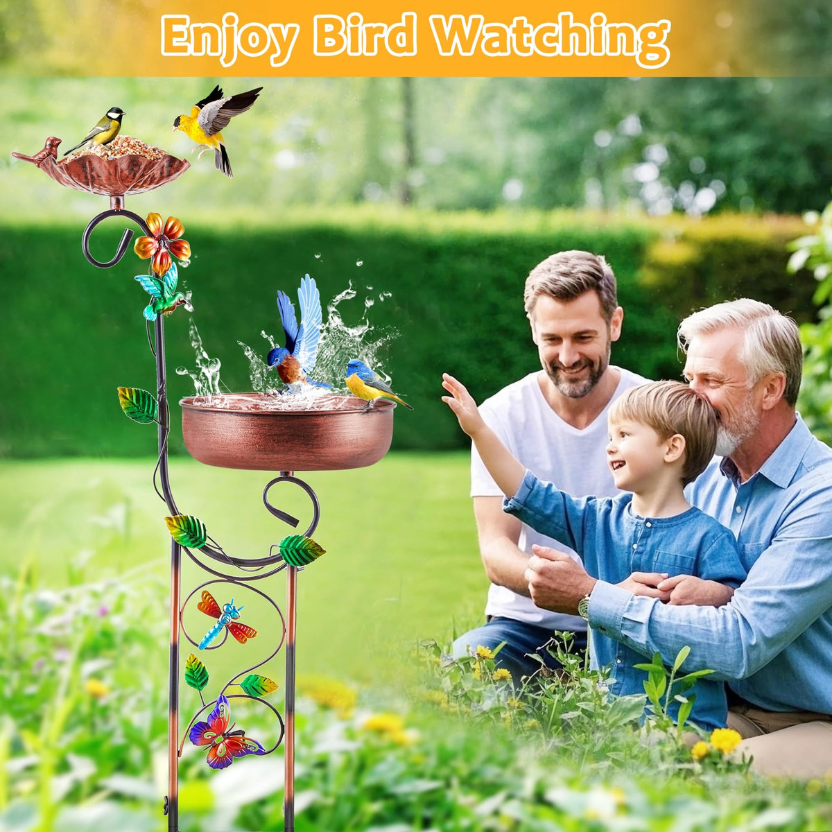 Ideal gift for bird lovers and garden enthusiasts.