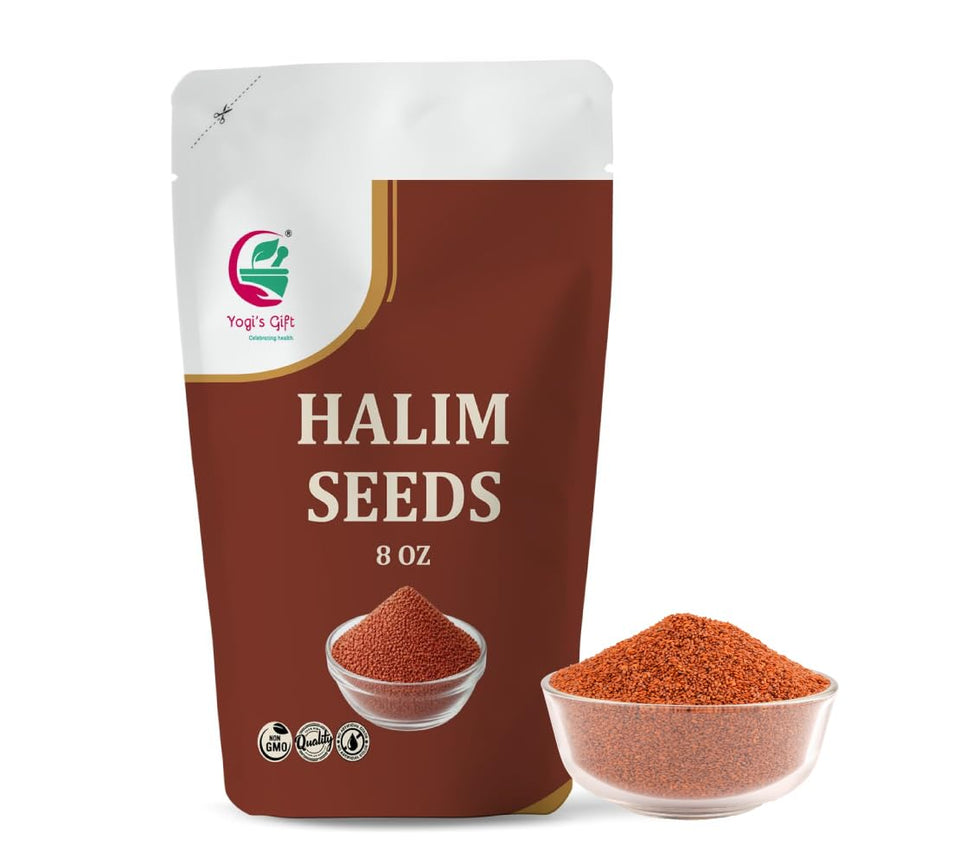 Yogi’s Gift Halim seeds 8oz pack for fresh garden cress in meals and drinks