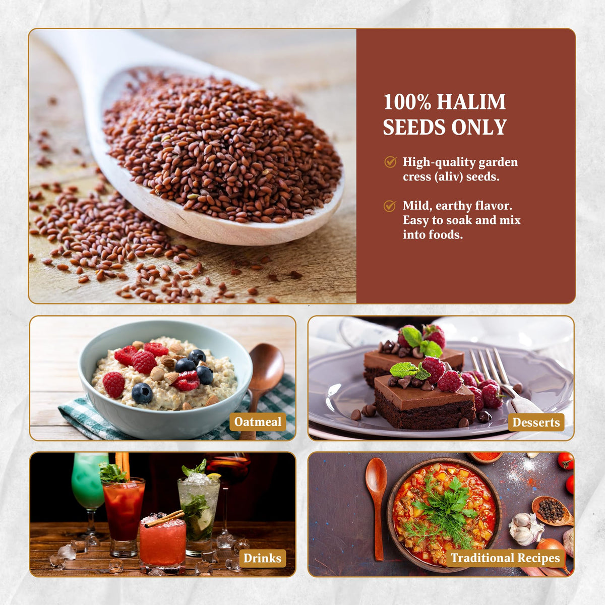 Yogi’s Gift halim seeds oatmeal recipe