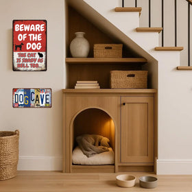 YOHIYE Cat Is Shady Too sign 8x12: humorous indoors display