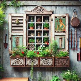YOHIYE gardeners gift tin sign suits housewarmings or birthdays for plant lovers.