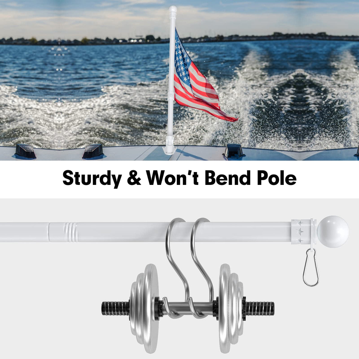 YOHSUGO flag kit includes a 12-month warranty for confidence.