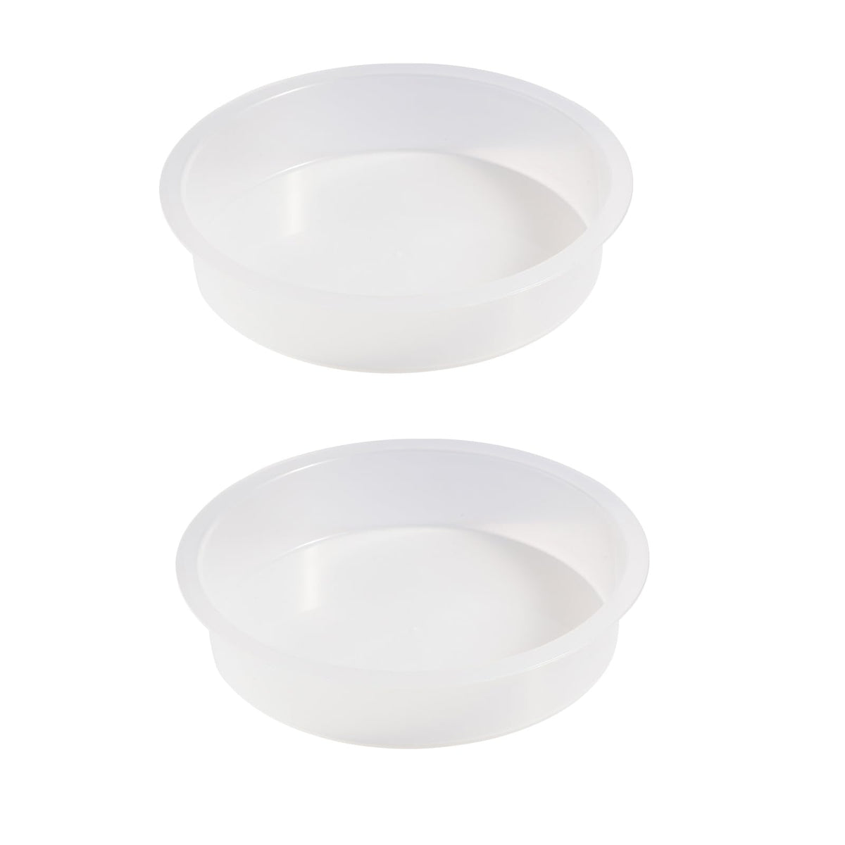 Yojanner round bird feeder bowl in clear plastic shows seeds clearly for easy feeding.