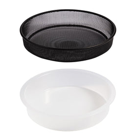 Yojanner bird feeder mesh tray for durable outdoor feeding and simple garden setup