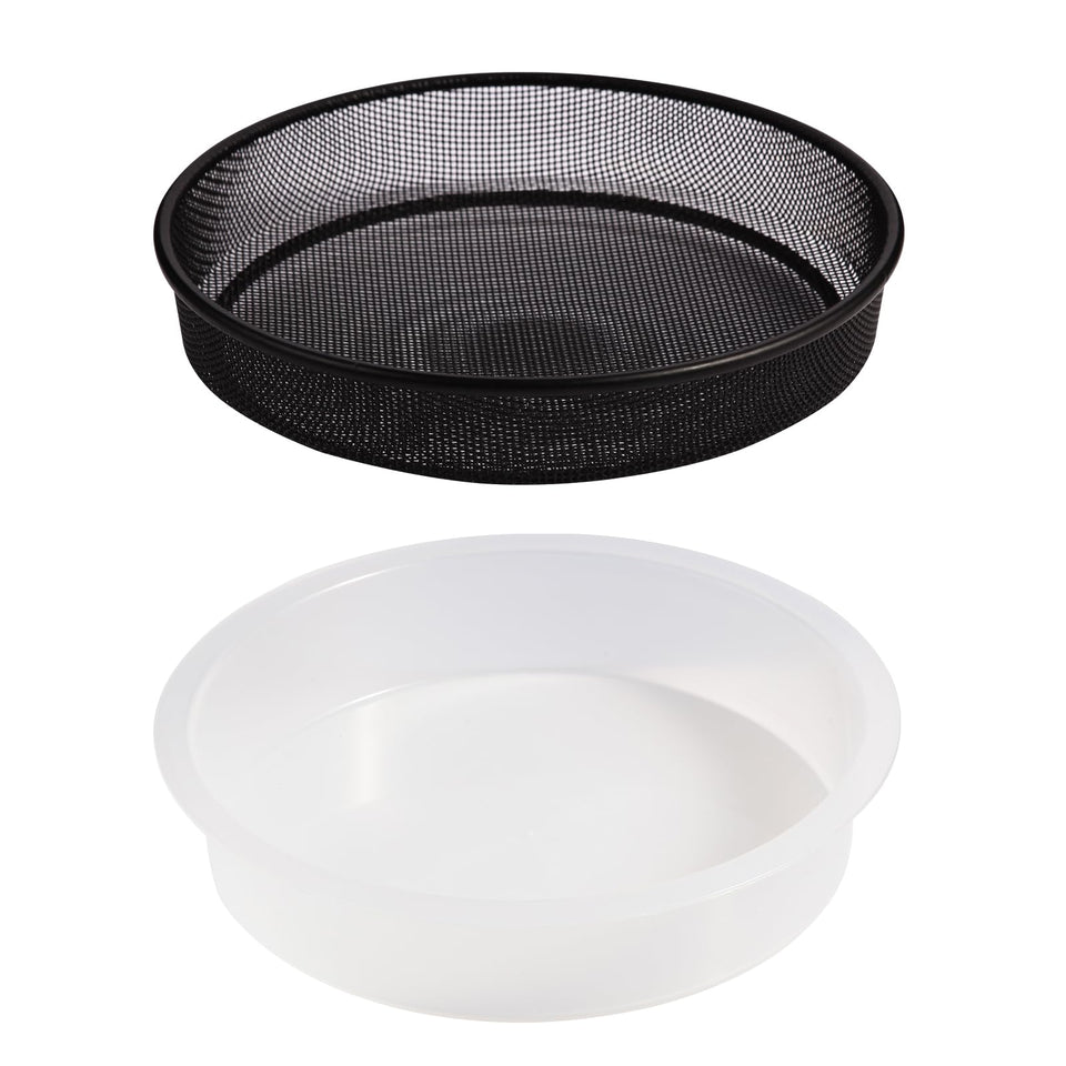 Yojanner bird feeder mesh tray for durable outdoor feeding and simple garden setup