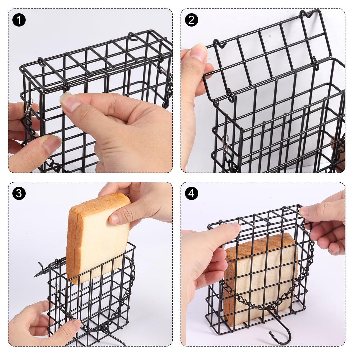 Yojanner top-loading design for easy suet cake insertion.