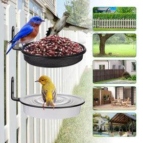 Yojanner tree or fence mount installation enables versatile placement in any yard.