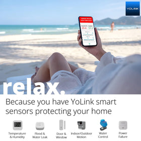 YoLink mobile alerts providing instant notifications on phone