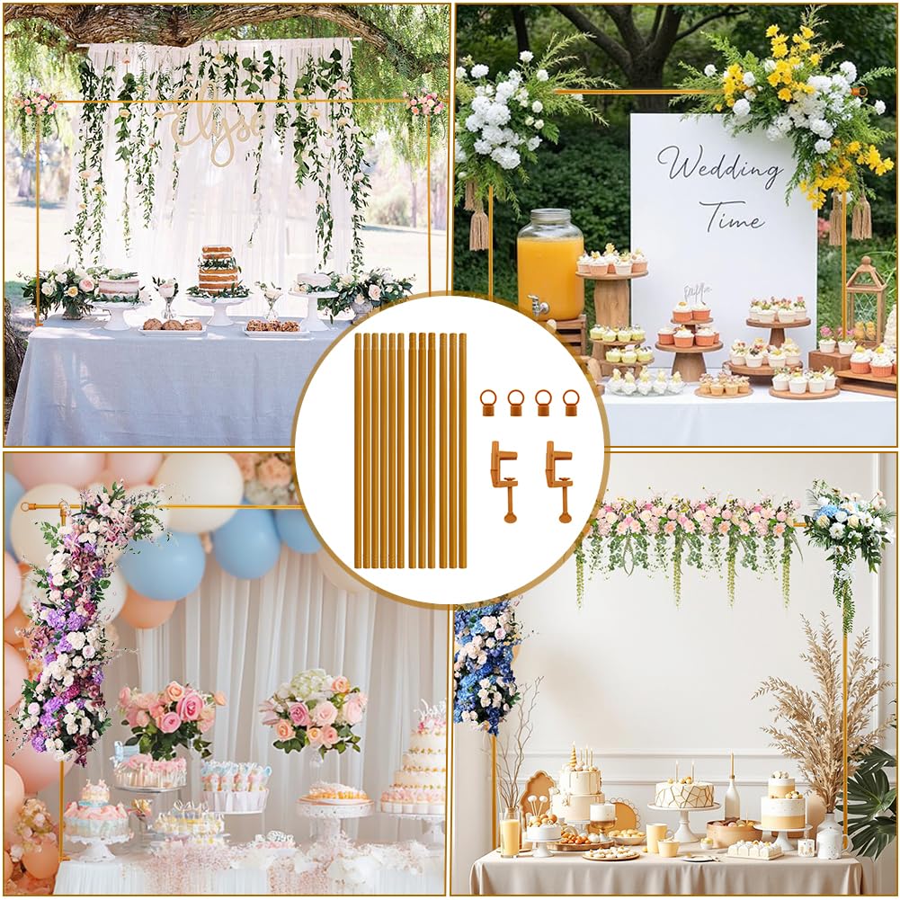 Yonderfume Outdoor-ready arch stand withstands winds for outdoor events.
