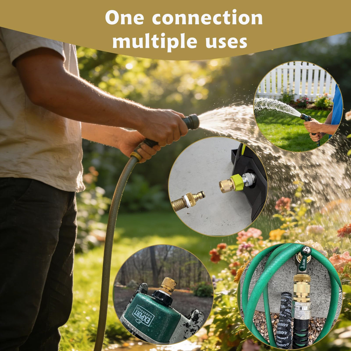 Yoniccal durable brass construction for outdoor use and longevity