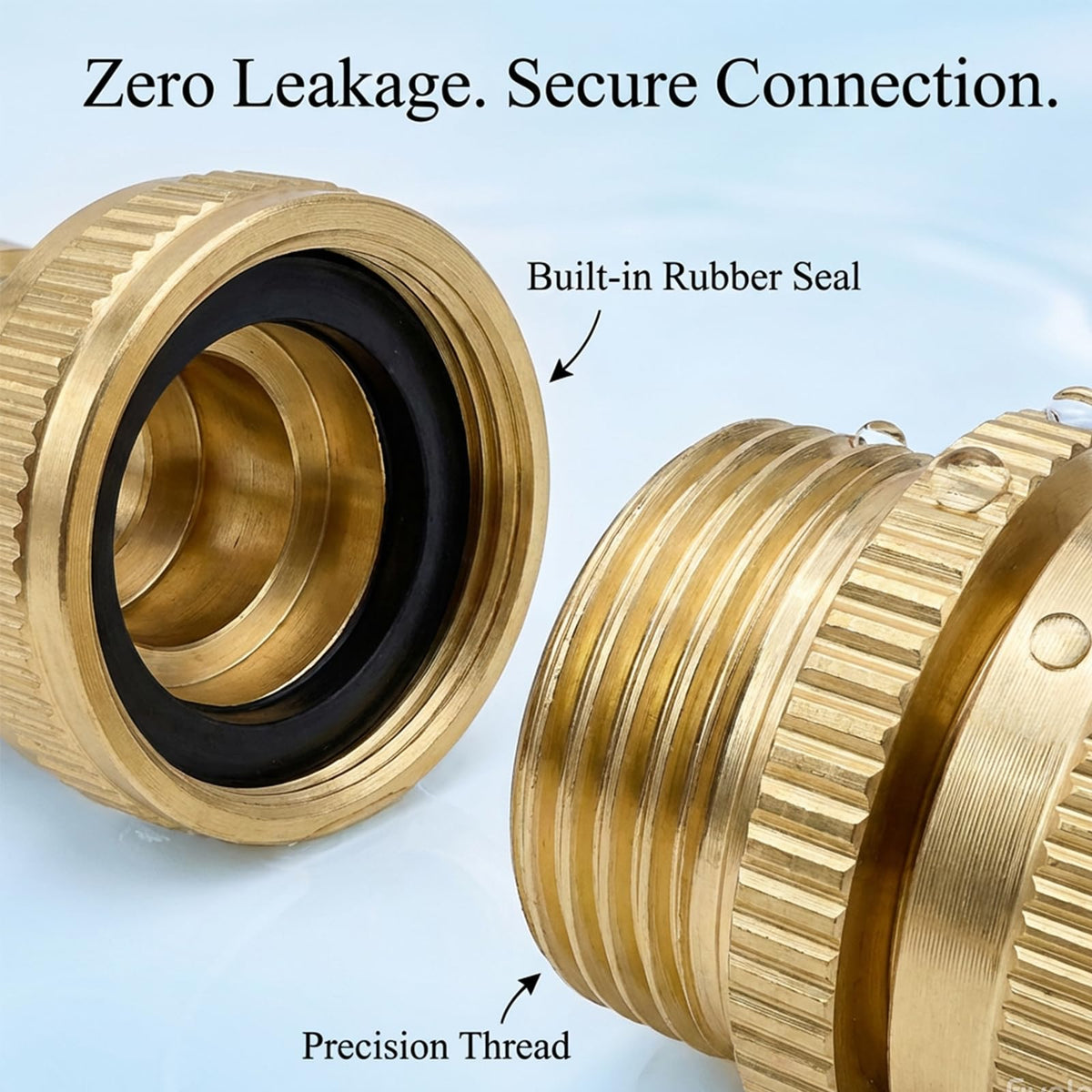Yoniccal leak-proof seal rubber washer ensures tight connections