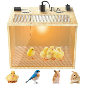 YONOOQ chicken brooder box 16-inch provides ample space for 5-7 chicks