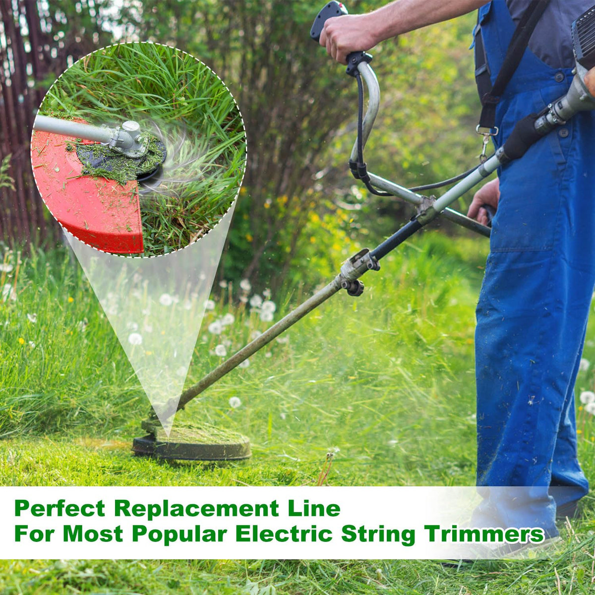 Yooank heavy-duty nylon trimmer line for durable performance