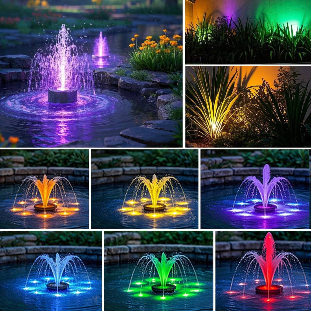 Yoosuml IP68 waterproof pond light designed for reliable underwater installation