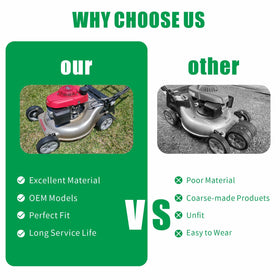 Yooumine HRR216 compatibility list confirms wide mower fit