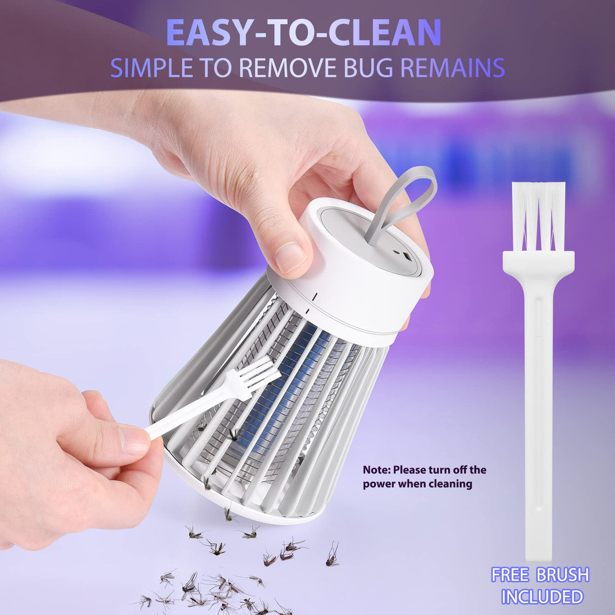 YOOYHHOME Mosquito Zapper 360-degree coverage demonstrates broad protection for outdoor gatherings.