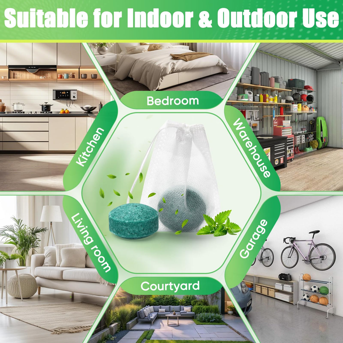 YOOYHHOME 24-piece kit provides broad coverage across spaces.