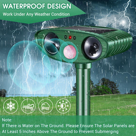 YOOYHHOME yard protection with ultrasonic sound for gardens
