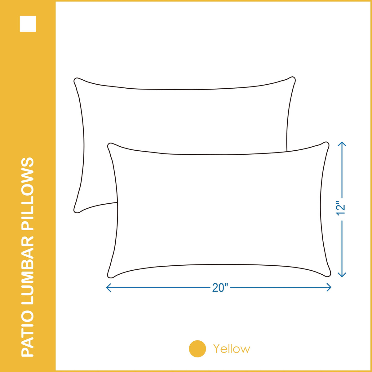 YOOZEKU patio furniture setup with yellow pillows for vibrant ambience