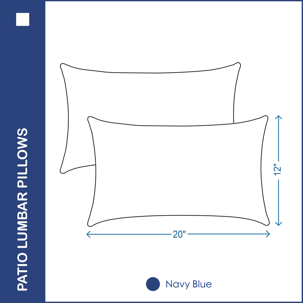 YOOZEKU two-pack patio pillows brighten balconies with comfortable cushioning
