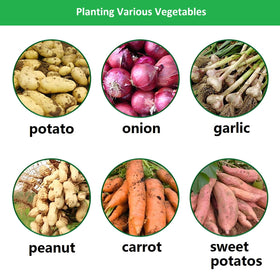 YOQXHY Potato Grow Bags dark green color blends with outdoor decor