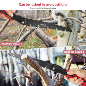 YORXEL safety lock with two positions for secure blade extension.