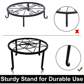 yosager supports up to 35lbs suitable for large pots and planters