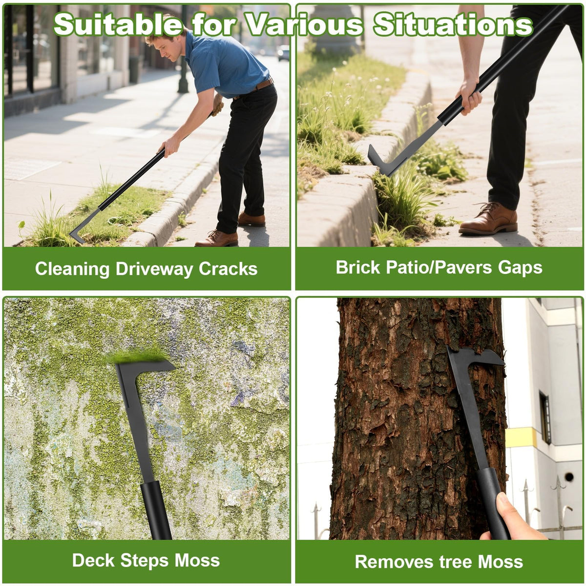YOSN crack weeder assembly joints illustrate stable control for steady use