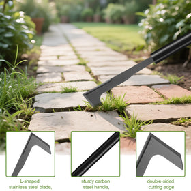 YOSN crack weeder showing anti-slip grip for steady control during precision weeding
