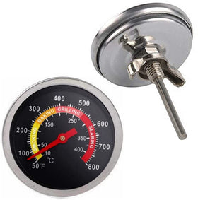 YOTOM BBQ temp gauge with a 2-inch dial for easy grilling readings.