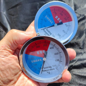 YOTOM easy-install thermometer ready to mount on grill or oven panel
