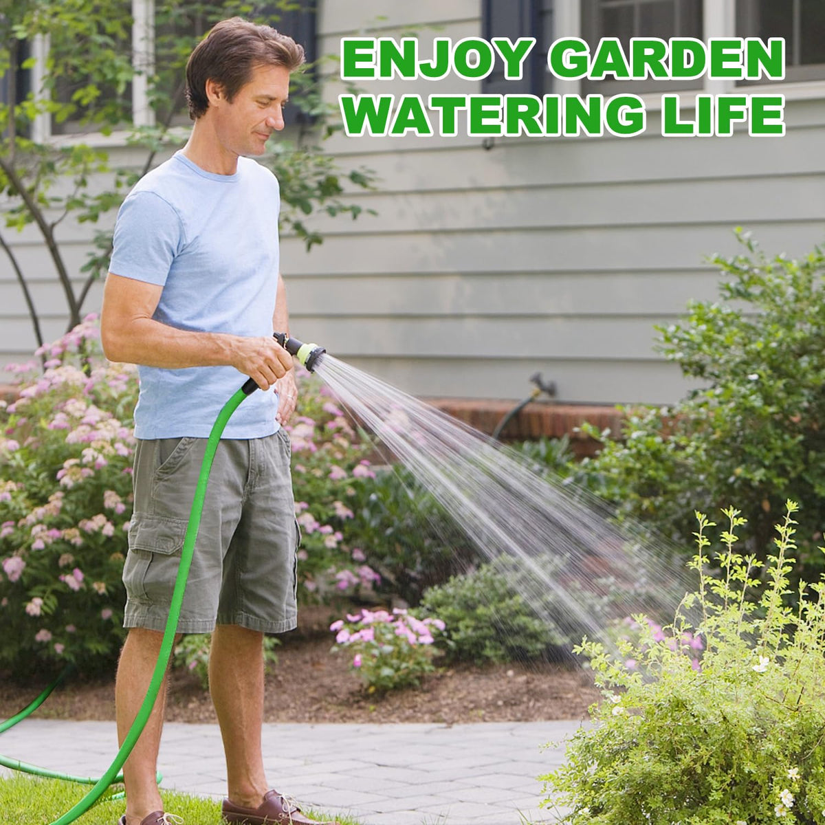 YOTOO hose withstands extreme temperatures for year-round use.