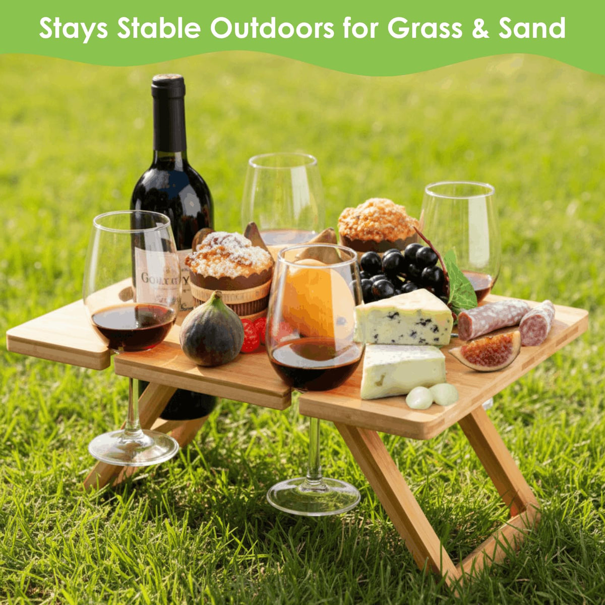 Youeon magnetic legs enable quick, tool-free outdoor setup.