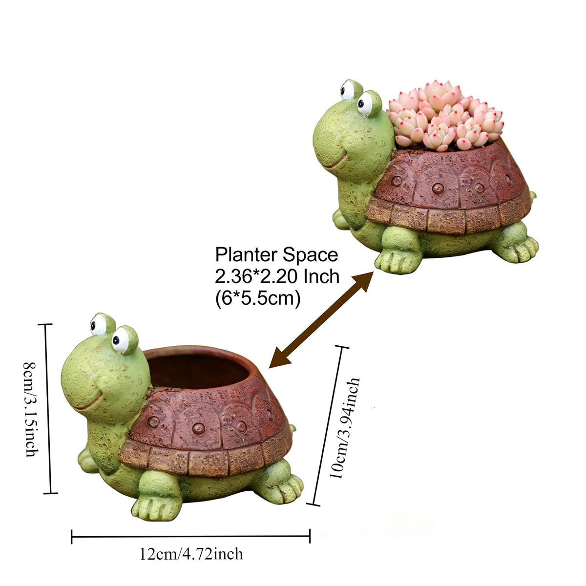 Youfui small desktop planter for succulents inspires neat desks.