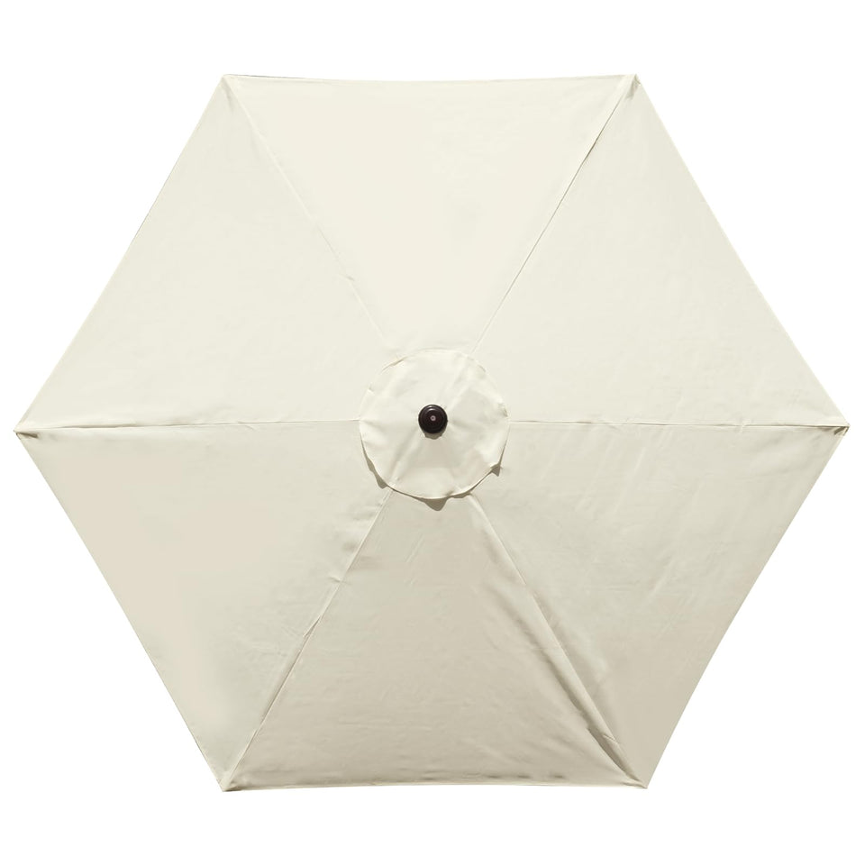 YOUGE OUTDOOR nine-foot canopy for 6-rib frames provides durable shade and easy replacement.