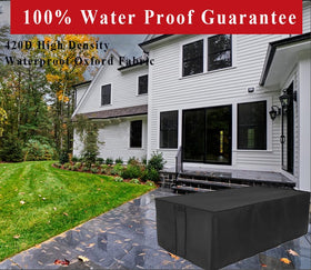 Youlvy fire pit cover includes air vents to reduce moisture buildup on the pit.