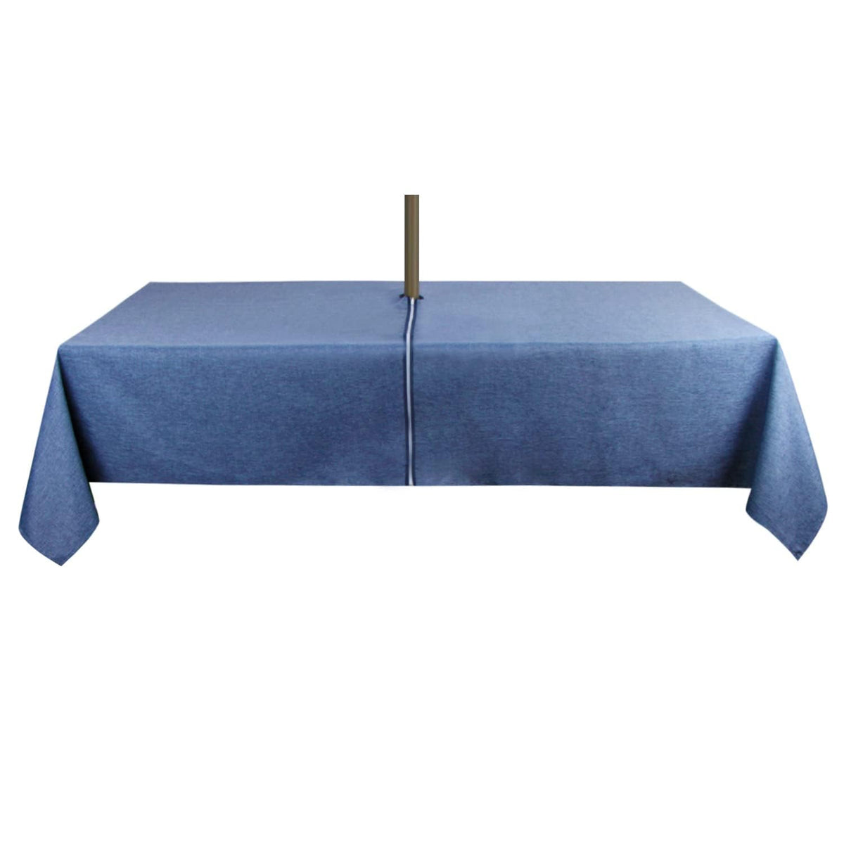 YoungSeaHome denim blue patio setting ready for picnics and gatherings