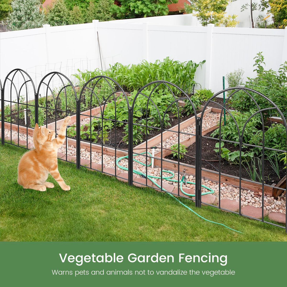 Youpehom patio garden fence assembly for versatile yard layouts.