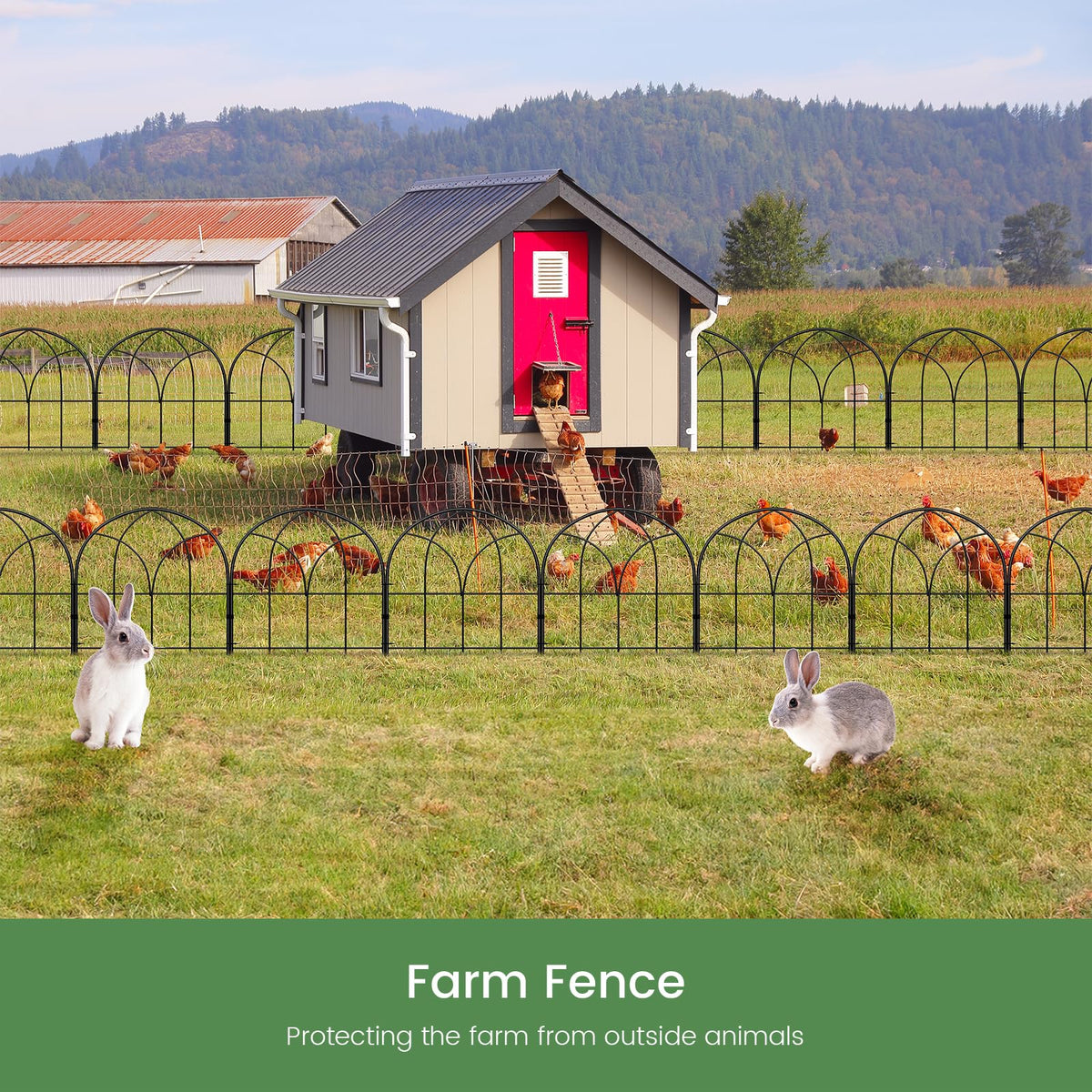 Youpehom rounded-edge fence keeps kids and pets safe.