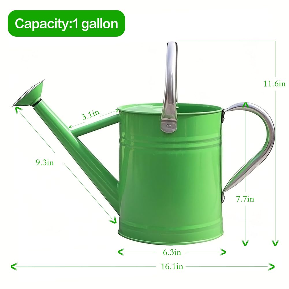 Ergonomic handle on the Yourjoy watering can for comfortable use.