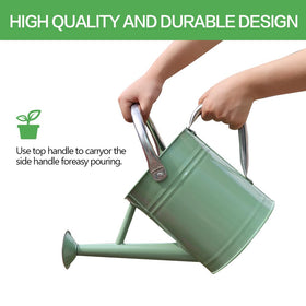 Yourjoy cream-green watering can with removable spout for versatile watering
