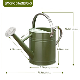 Yourjoy watering can with removable spout for adjustable flow and precise watering.